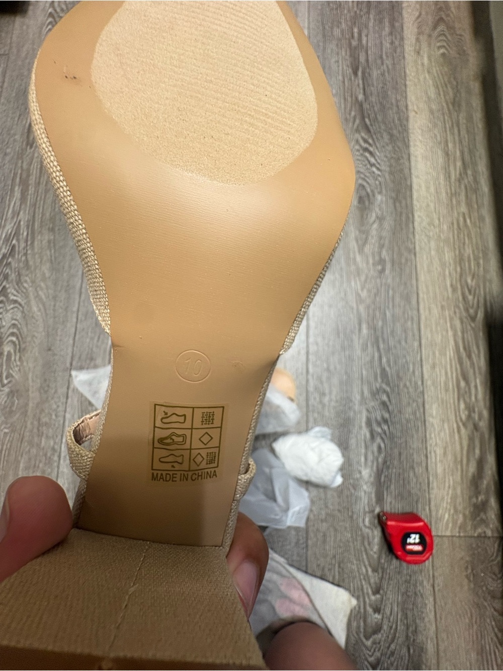 Journee Collection Bow-Front Slingback Pump in Tan - Picture 8 of 12